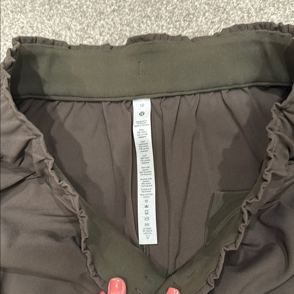 Lululemon Olive Green Joggers - Picture 2 of 4